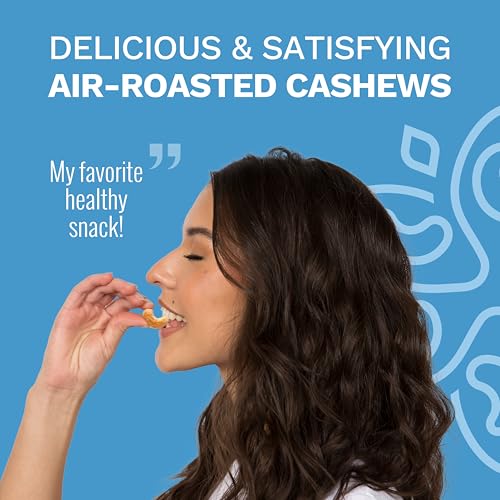 Image of Roasted Sea Salt Cashews by Karma Nuts, Whole, Roasted, Vegan, Gluten Free, Low Net Carb, Natural, No Sugar Added, Keto Friendly, Everyday Nut Snack, 1.5 Ounce (12 Snack Packs)