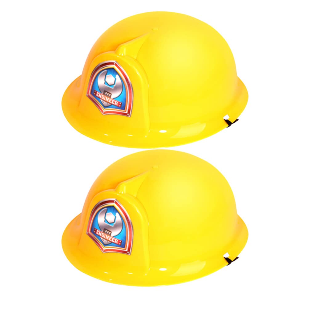 SAFIGLE Kids Construction Hat Role-Play Safety Helmet Toy for Children S Day Simulation Hard Hat for Creative Play and Cosplay Educational Engineering Cap for Kids