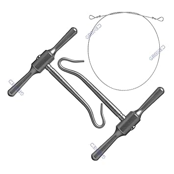 Gromed Gigli Saw Wire with Handle - 1pair