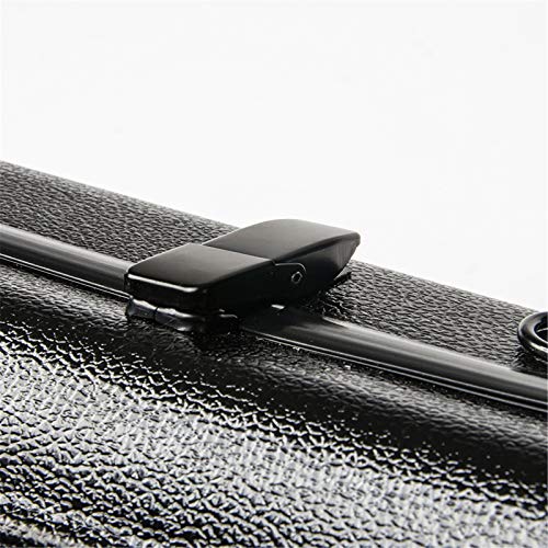 Vioolzakken en koffers Waterdicht en vochtbestendig Zwart Viool Case 4/4 Grootte Contour Grand Case (Color : Black, Size… - Image 5