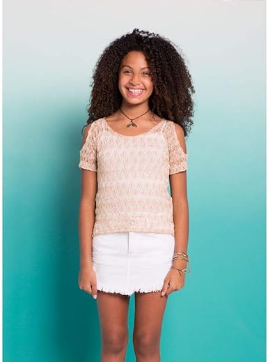 blusa tricot dourada