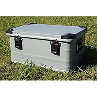 アースカラー アルミコンテナボックス ４９Ｌ ガレージ収納 キャンプギア収納 Amazon.co.jp: アースカラー アルミコンテナボックス 49L