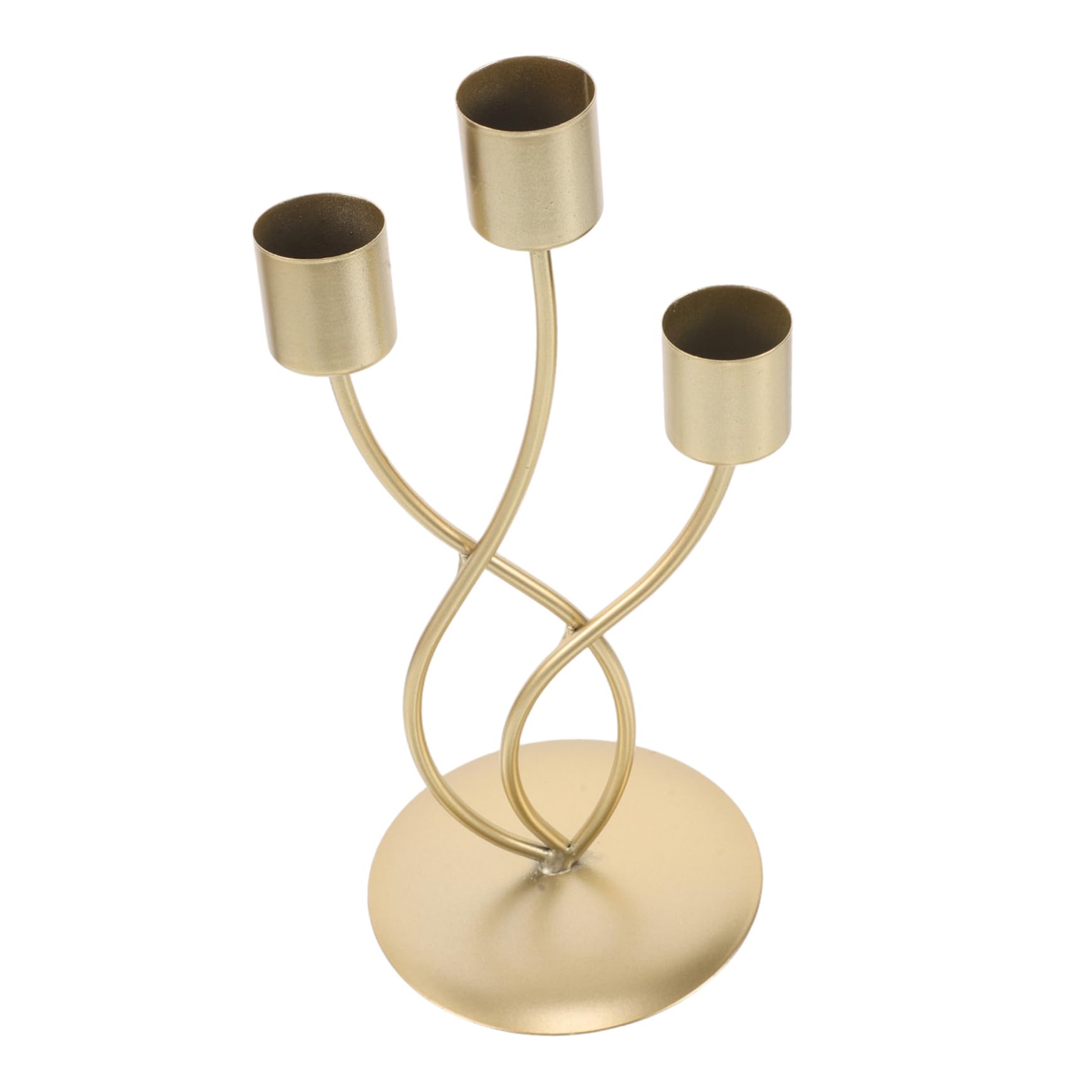 Cabilock Elegant Metal Candelabra Candle Holders Arms for Weddings Romantic Dinners and Holiday Celebrations Vintage Design for Decor