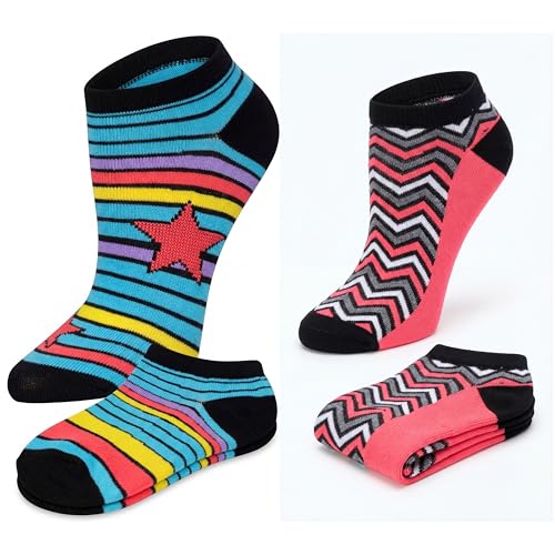 Image of Tipi Toe Women's 20 Pack Colorful Low Cut Socks - Lightweight, Breathable Design for All-Day Comfort Sizes 9-11 /10-13