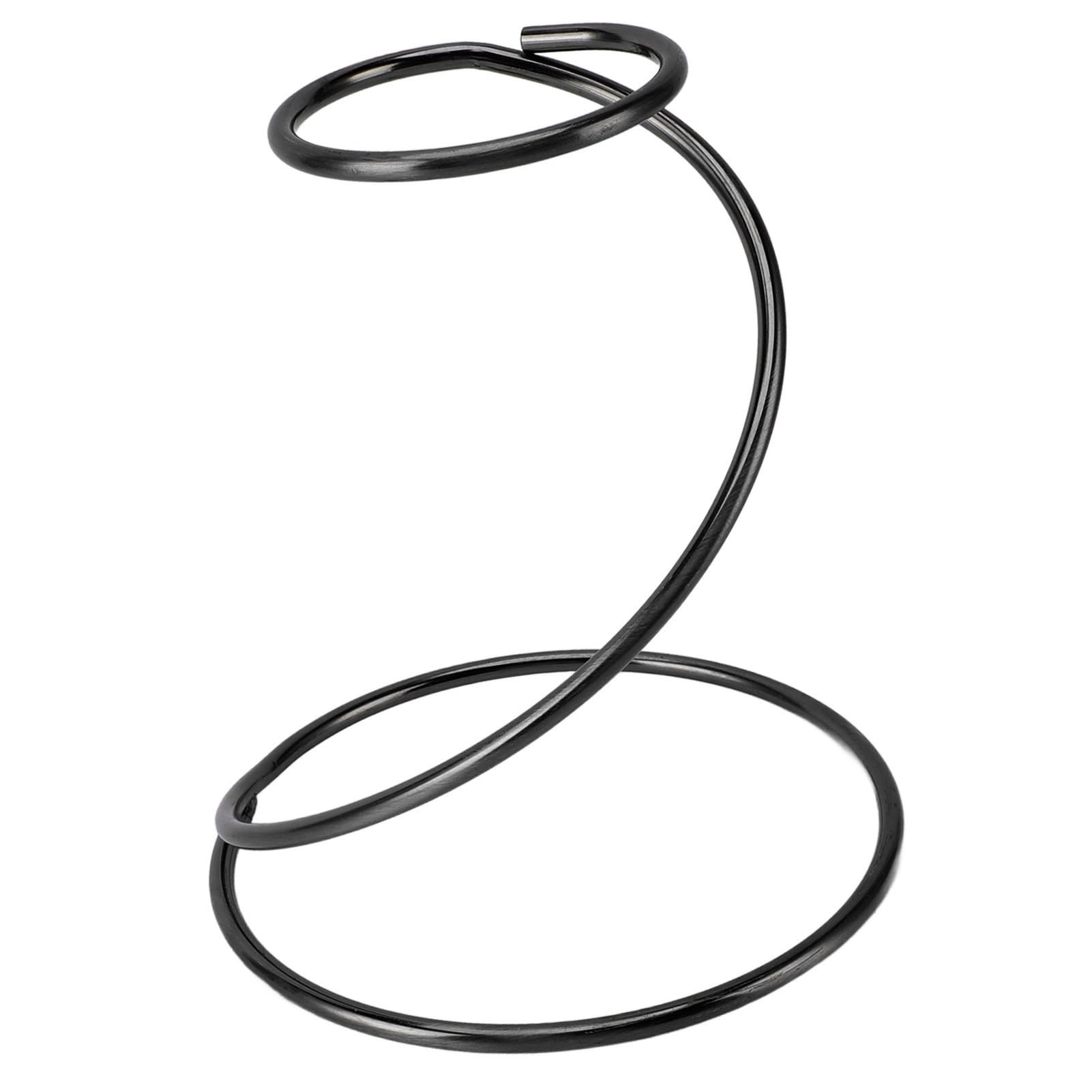 ANGGREK Pour Over Coffee Station, Sturdy Construction Pour Over Coffee Stand Reusable Metal for Hotel for Home (Black)