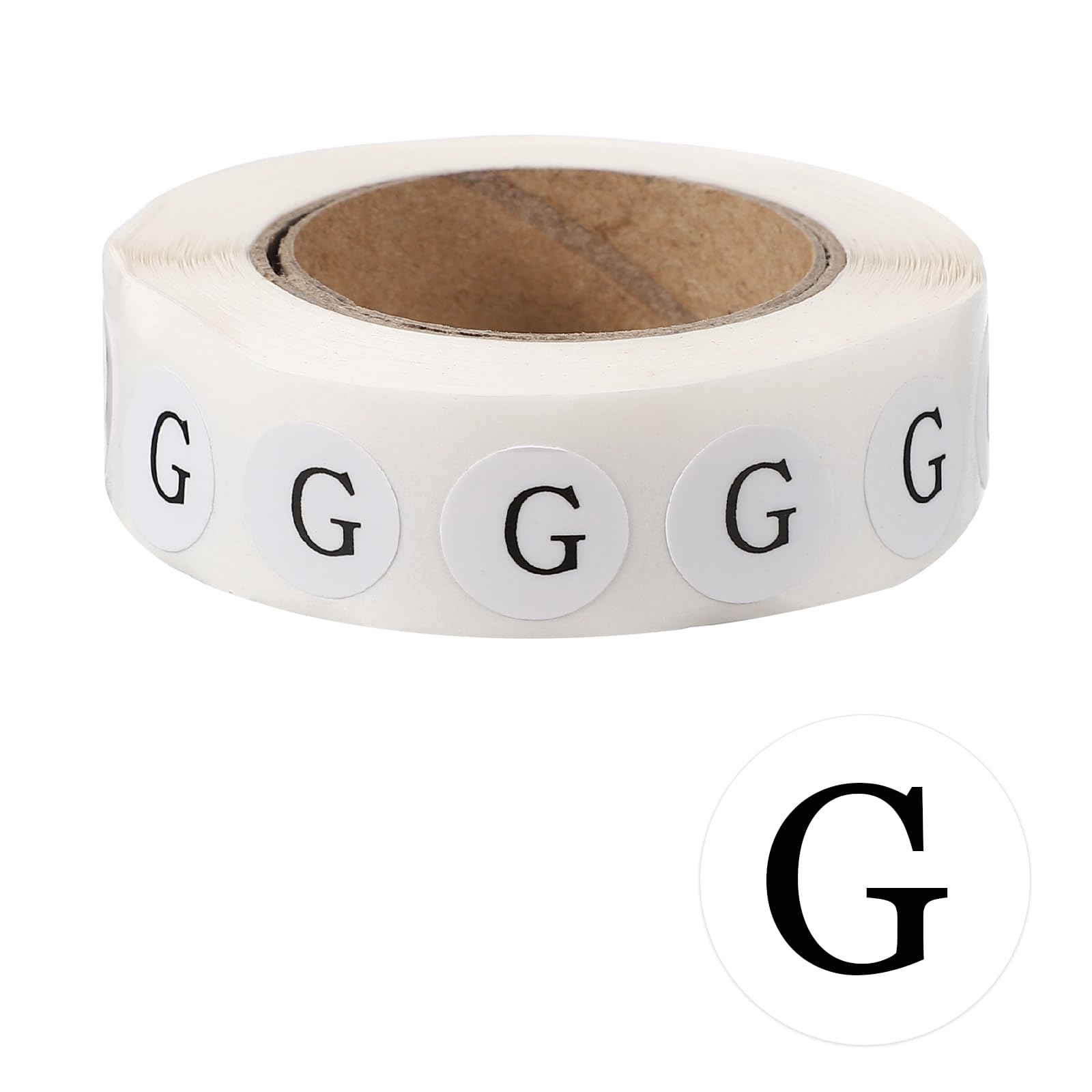 PATIKIL Inventory Label Sticker, 800 Pcs 0.5 Inch Self-Adhesive Letter g Sticker Label for Warehouse Office Organization Inventory, 800pc/Roll, 1 Roll โ image 1