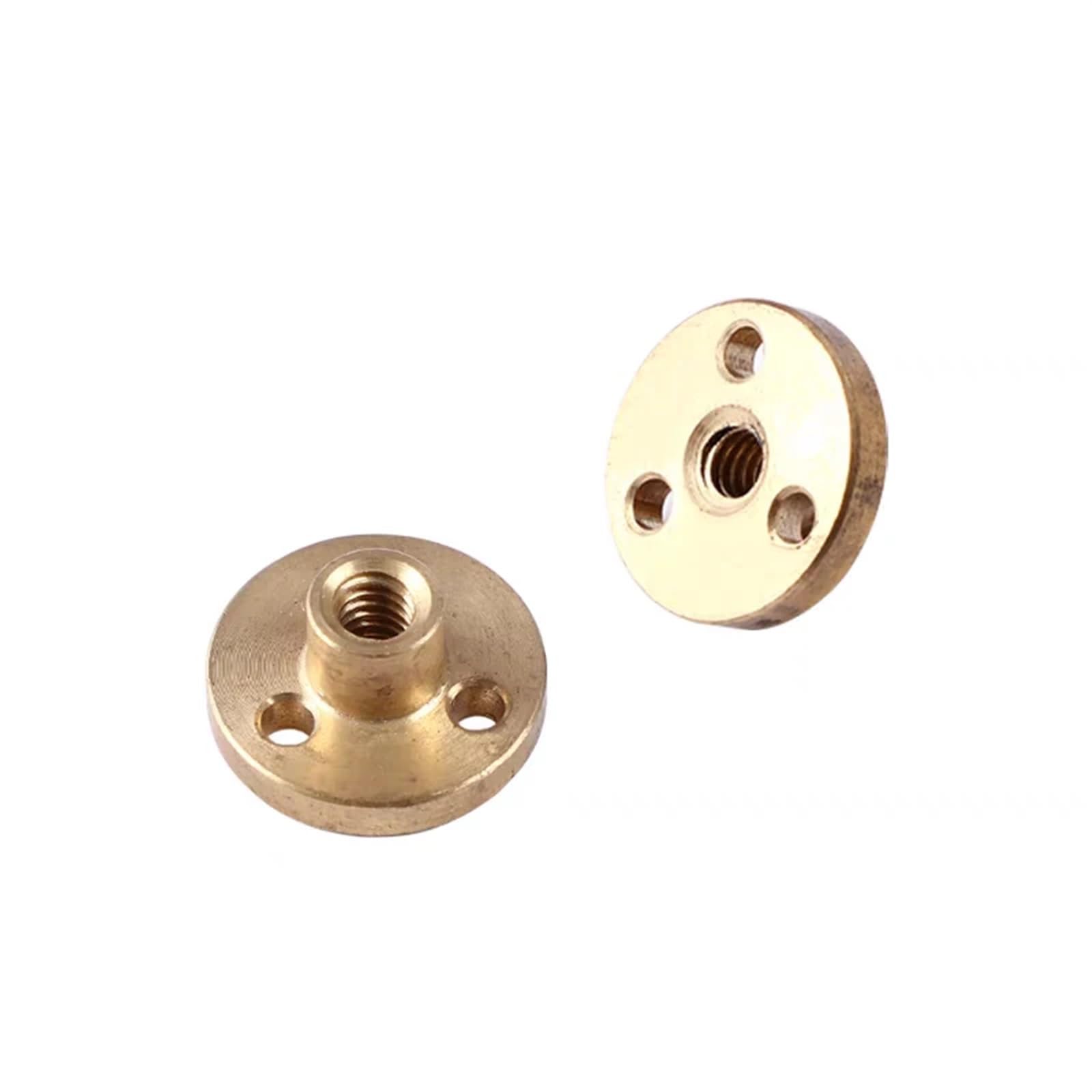 Trapezspindel für 3D-Drucker T5 Leitspindel 304 Edelstahl Durchmesser 5 Mm Steigung 1 Mit Messingmutter(Picth 1mm lead 4mm,550mm)