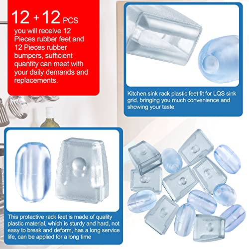 Pies para rejilla de fregadero de cocina OIIKI 24 pcs miniatura 3