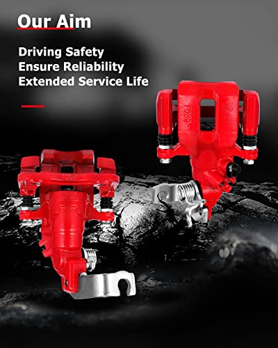 Image of cciyu 19-B2069 19-B2068 Rear Left & Right Brake Calipers W /Bracket For Acura For TSX 2004-2008,For Honda For Accord 1998-2007