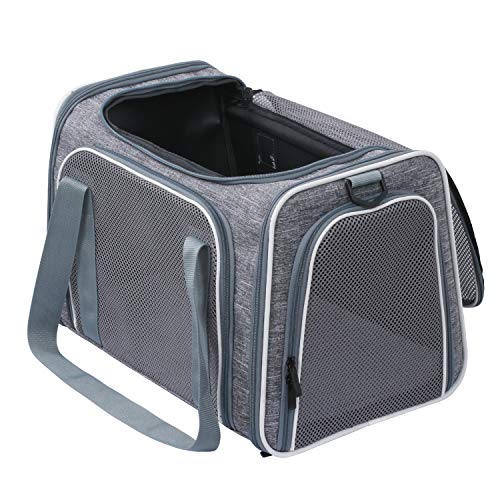 image for Akinerri Cat Carrier - Portable Foldable Dog Pet Carrier, Soft-Sided P
