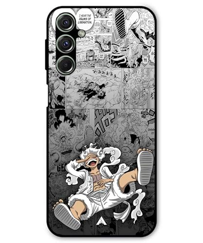 Image of Premium Anime 2 Case for Samsung Galaxy M34 (Glossy Finish) Soft-Touch Metal TPU Back Cover, Shockproof, Designer, Aesthetic Mobile Phone Case