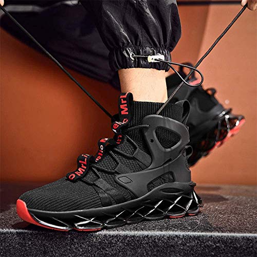 Image of Hello MrLin Men's Running Shoes Non Slip Athletic Tennis Walking Blade Type Sneakers Hip Hop