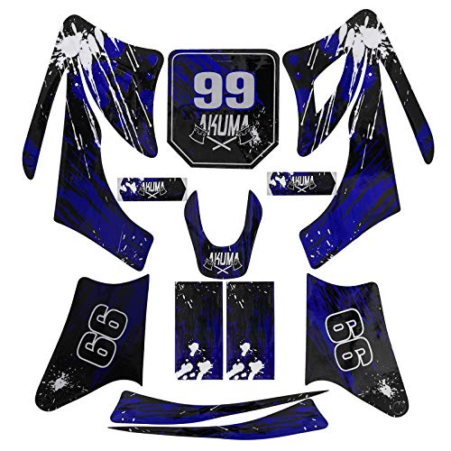 YC Yier Graphics Kit for Apollo Orion Dirt Bike Blue