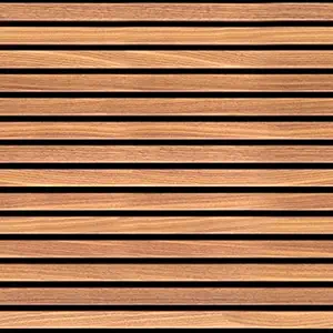 PrintCrown Horizontal Wood Self Adhesive Wallpaper Peel & Stick, Waterproof, Scratch Resistant, Laminated (41cm x 244cm, Brown)