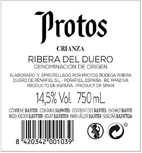 Miniatura 5 de Protos Crianza D.O. Ribera Del Duero, 75cl