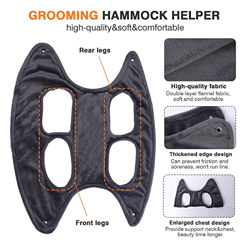 Pet Dog Grooming Hammock Harness Helper 5in1 Hammock Restraint Bag for Small Medium Large Dogs&Cats Grooming Hammock… - Image 3
