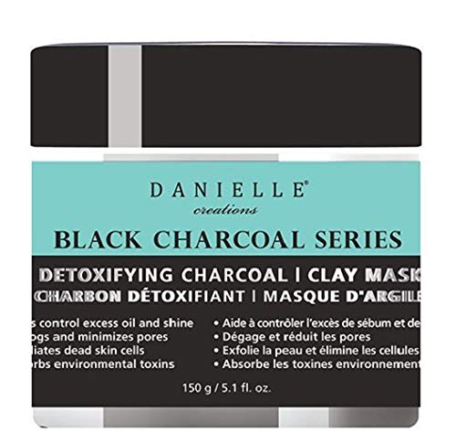 DanielleCreations Charcoal, Deep Cleaning Clay Mask, 0.5 Pound