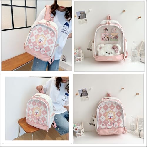 Image of Tinytot 15 inch Cute Backpack for Kids Girls Boys Toddler Backpack Preschool Nursery Play School Travel Bag for 5 to 8 Year Child - Mini Size