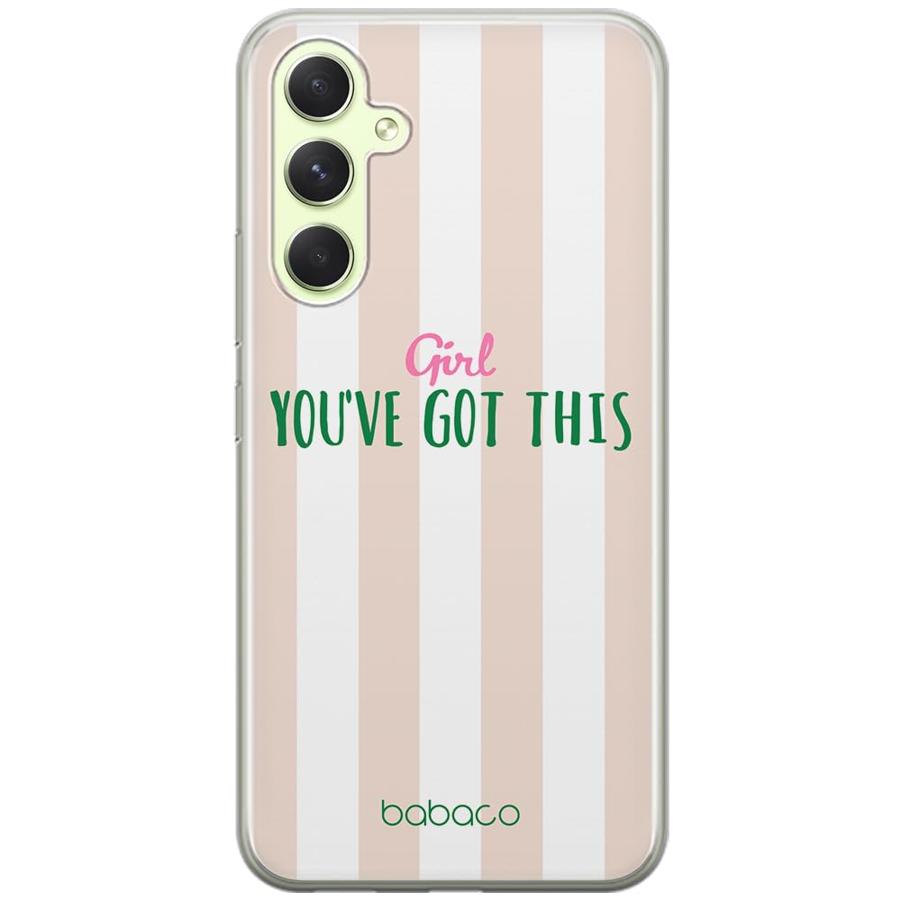 Babaco ERT GROUP mobile phone case for Samsung A54 5G original and officially Licensed pattern Positive vibes 004 optimally adapted to the shape of the mobile phone, case made of TPU
