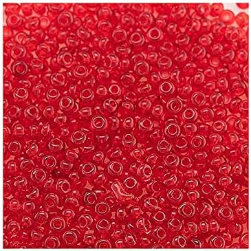 Perlas de semillas Rocailles PRECIOSA de 0.71oz 110 (aprox. 0.083 in), siam