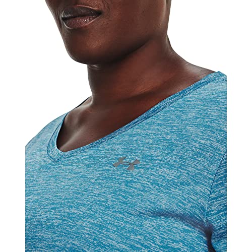 Image of Under Armour Plus Size Tech Solid Short Sleeve V-Neck