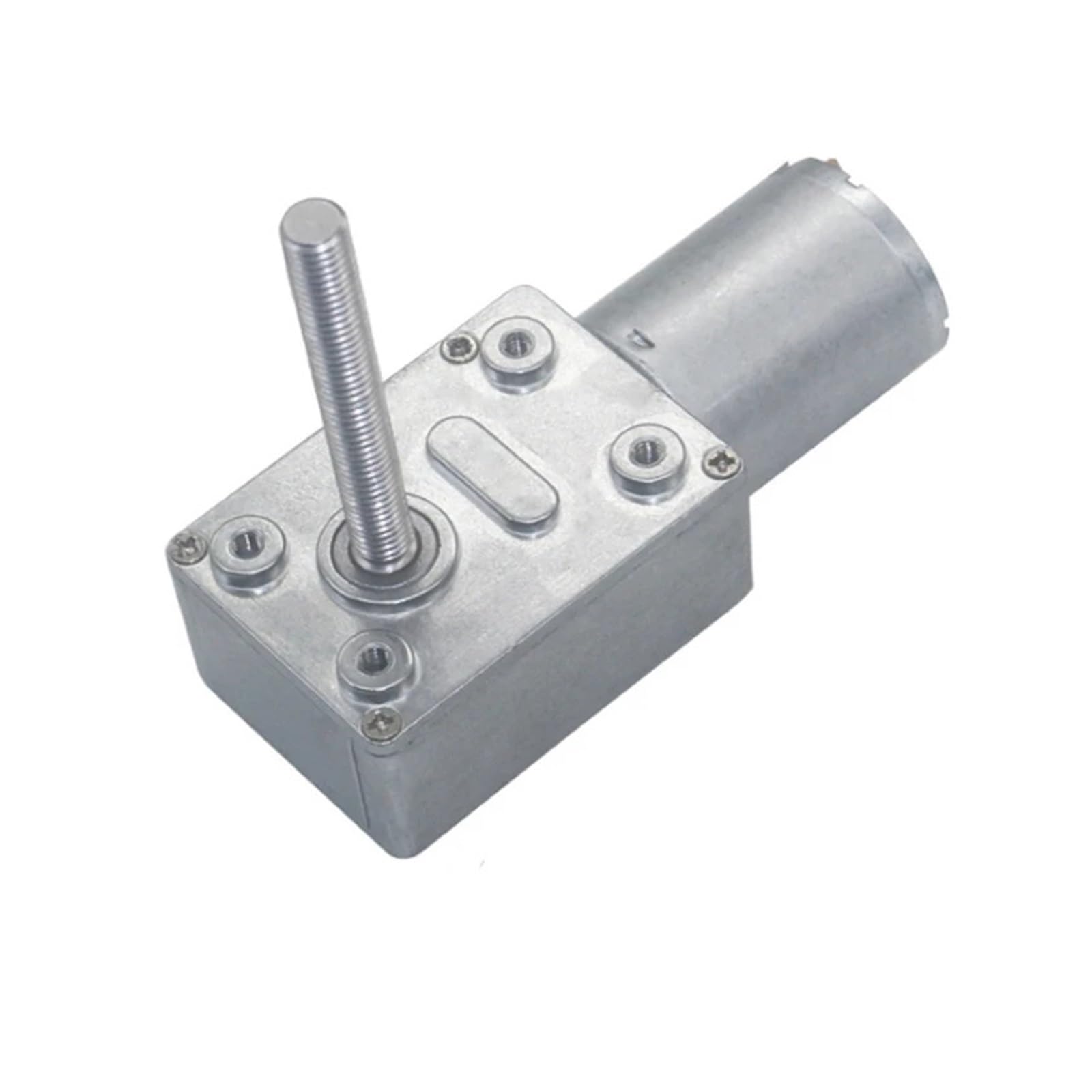 GJZIFGFWQ 50mm threaded shaft JGY-370 gear motor DC 6V 12V 24 V high torque worm(6v,150 RPM)