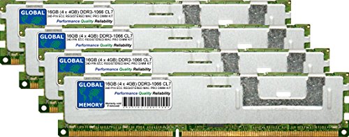 RAM DDR3 1066MHz RDIMM 16Go Kit, correction ECC pour Apple Mac Pro