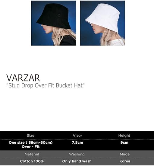 帽子・その他 [VARZAR]Stud Drop Over Fit Poly Bucket Hat Black Stud Drop Over Fit Poly Bucket Hat Black - VARZAR | 60