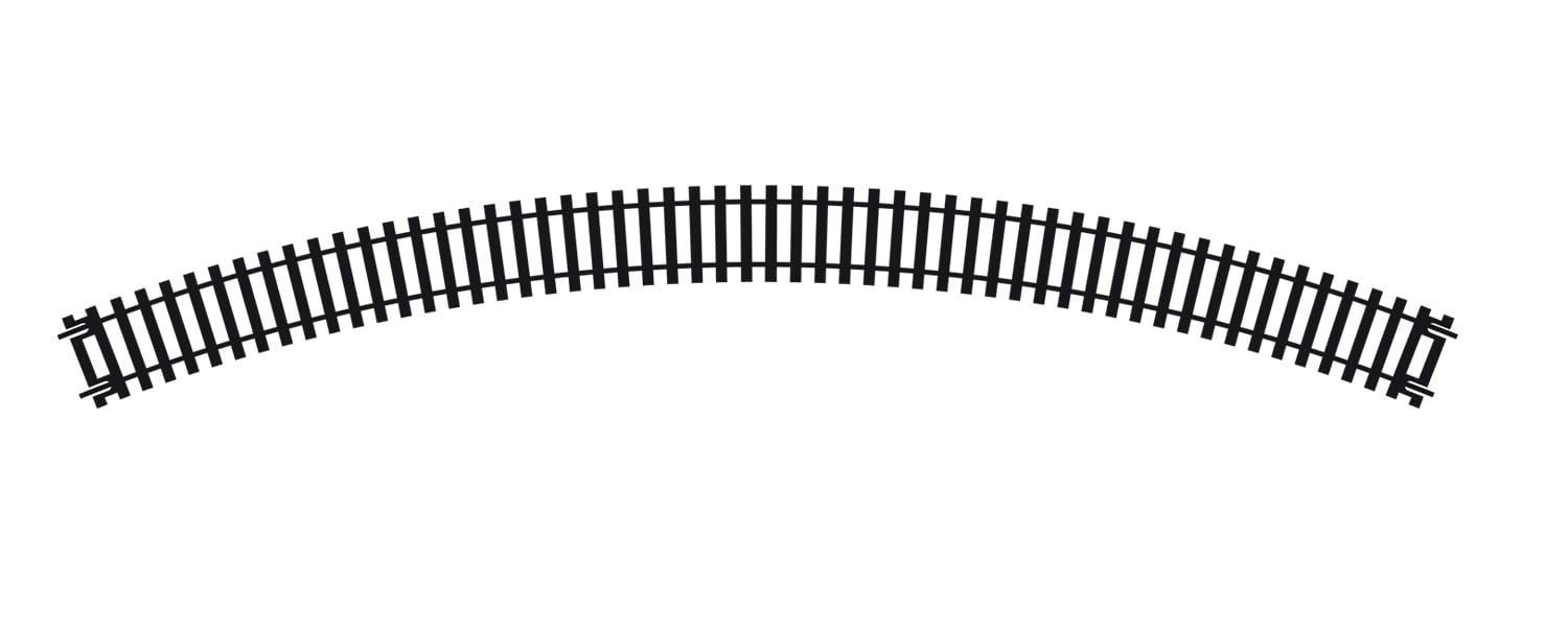 R609 OO Gauge 3rd Radius Double Curve Track - Extra Track Pieces for Model Railway Sets, Model Train Track Pieces - Scale 1:76