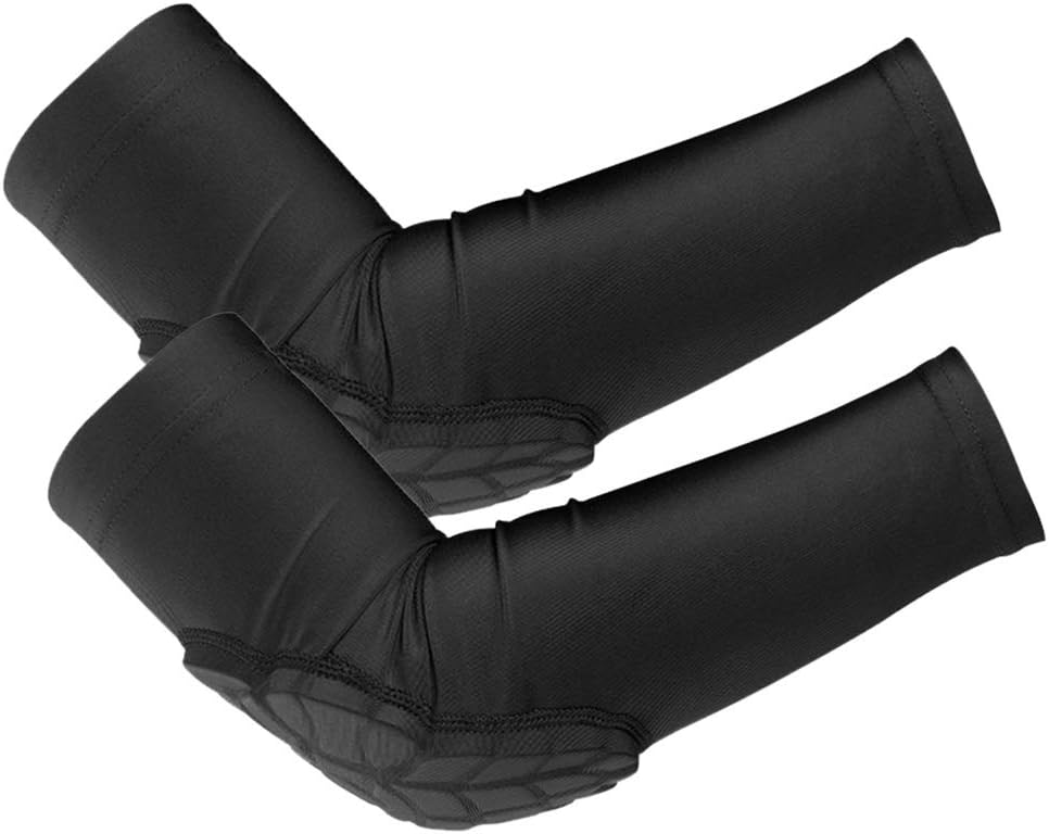 Outdoor Kids Compression Elbow Sleeves Anti Slip Youth Support Pads Guards for Basketball Volleyball Skating