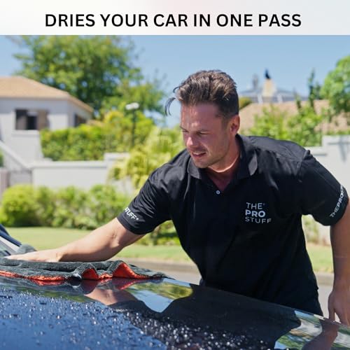 Image of Car Drying Towel - 1400 GSM Microfiber Cloth Super Absorbent | Towel for Car Washing & Detailing | Twisted Loop Microfiber | Dual-Sided, Lint-Free, Scratch-Free (20x32 inches, Large)