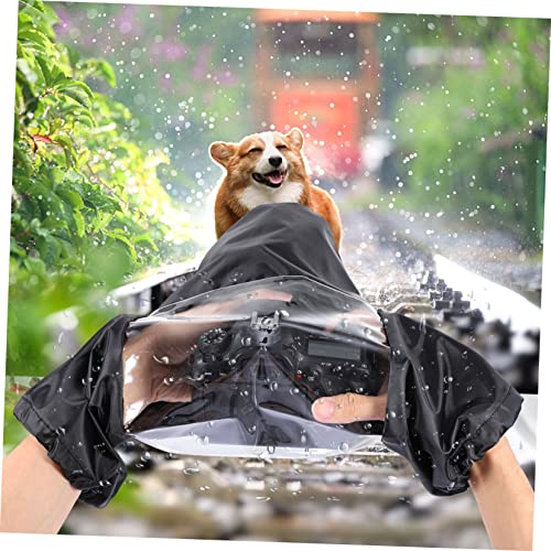 Funda para cámara impermeable SHINEOFI tejido resistente invierno negra 6