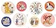 Disney Fenstersticker - Better Together Bubbles - Größe 30 x 30 cm, 2 Bogen - Kinderzimmer, Babyzimmer, Fensteraufkleber, Fensterbild