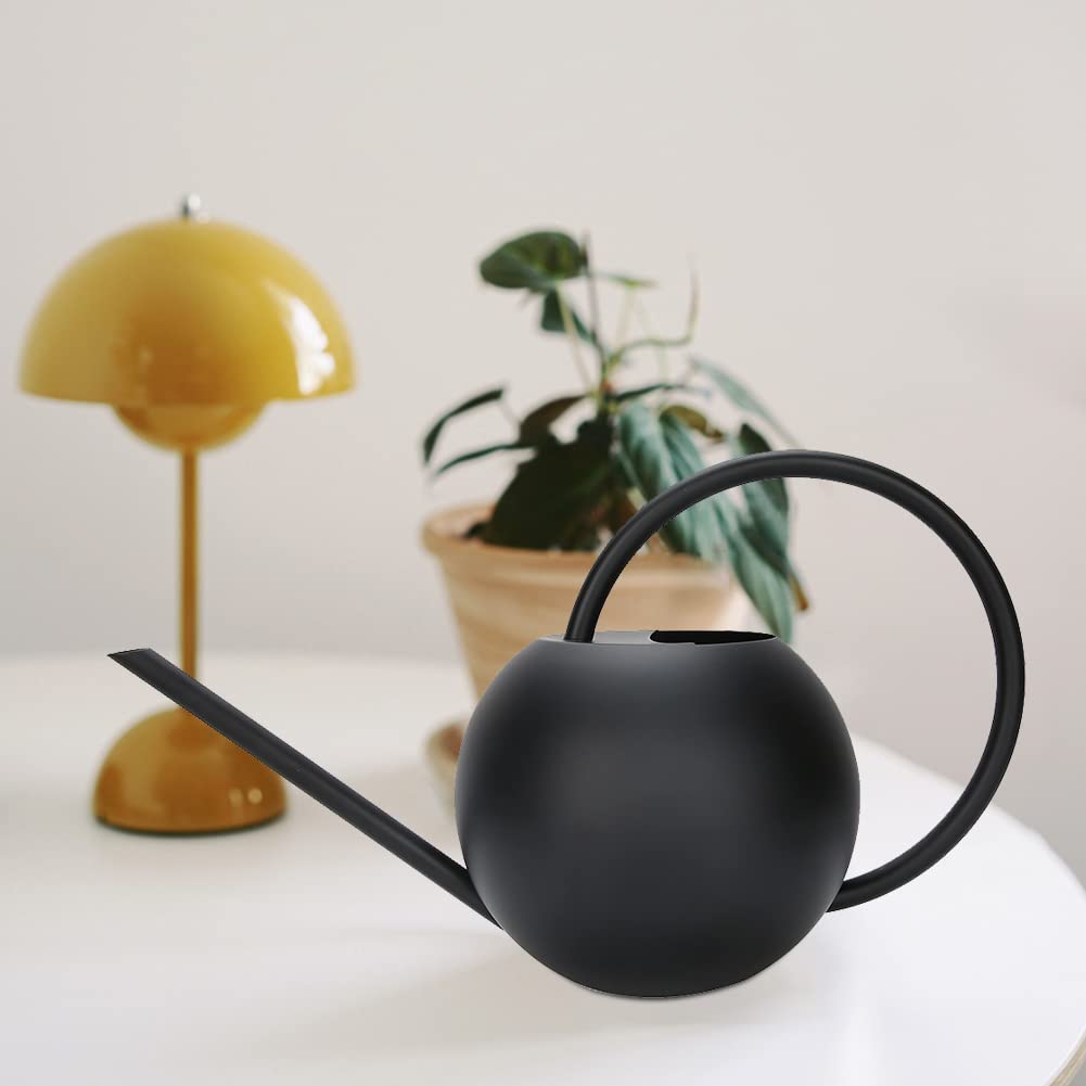 Arrosoir à Long Bec, 33oz/1L Noir à Long Bec En Acier