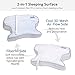 Contour CPAPMax 3-in-1 Adjustable CPAP Comfort Pillow for Side, Back or Stomach Sleepers to Reduce Air Leaks, Dryness & Mask Discomfort - Works with All Mask Types