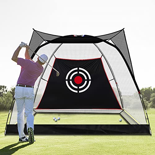 Golf Practice Hitting Nets For Backyard Driving Indoor Use Heavy Duty Practice Golf Driving Nets For Backyard Premium Portable Golf Impact Nets Cages With Frame And Net For Kids Men #TOP4
