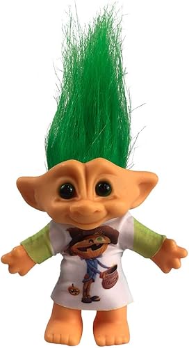 Miniatura 13 de Muñecas retro vintage Troll cromáticas adorables para colecciones, proyectos escolares, artes y manualidades, recuerdos de fiesta, 7.5 pulgadas