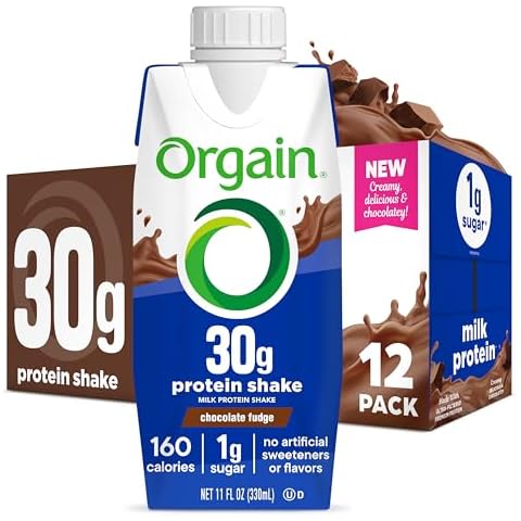 Orgain High Protein Shake Chocolate Fudge Cover