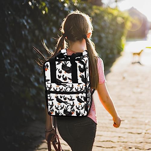 Sac à dos garçon avec bretelles réglables multicolore blanc 12cm