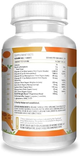 Miniatura 4 de Actif Height Boost Mega apoyo para el crecimiento de la altura con más de 10 factores, suplemento de altura para niños y adolescentes, 60 gomitas,