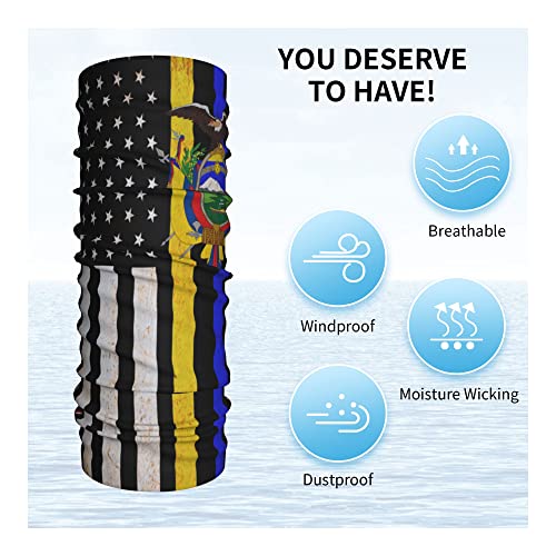Image of 4Pcs Magic Headwear Neck Gaiter Tube Scarf Headbands Bandana Balaclava for Outdoor Running Cycling Skating Work Out