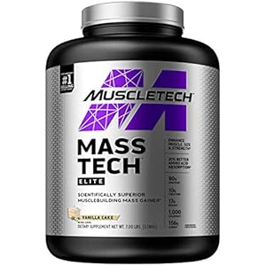 MuscleTech Mass-Tech, Vanilla – 3180g