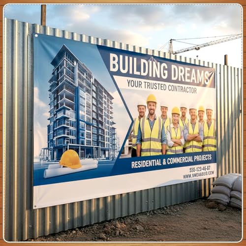 Image of Zonon Large Blank Banners And Signs Polyester Oxford Cloth Sublimation Banner To Decorate With Hanging Rope For Indoor Wall Outdoor Easy to Hang DIY Signs For Business Office(White,3 x 8 Feet)