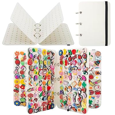 PACMAXI Shoe Charms Display Holder, Shoe Charm Organizer, Shoe Charm Collection Booklet (Not Include Any Accessories)