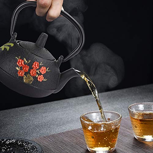 Bollitore per tè in ghisa, teiera giapponese