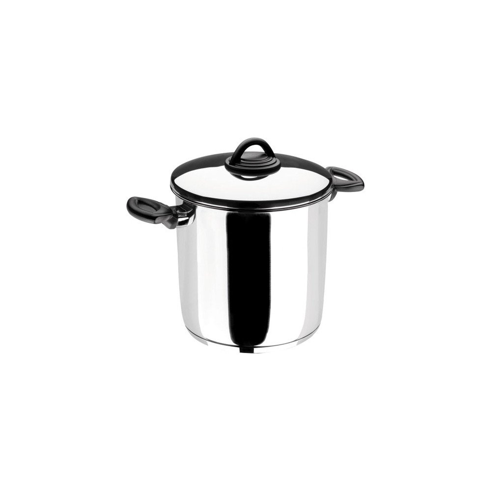 LACOR 85129 - Olla Super Alta con Tapa Estudio 28 Acero Inoxidable
