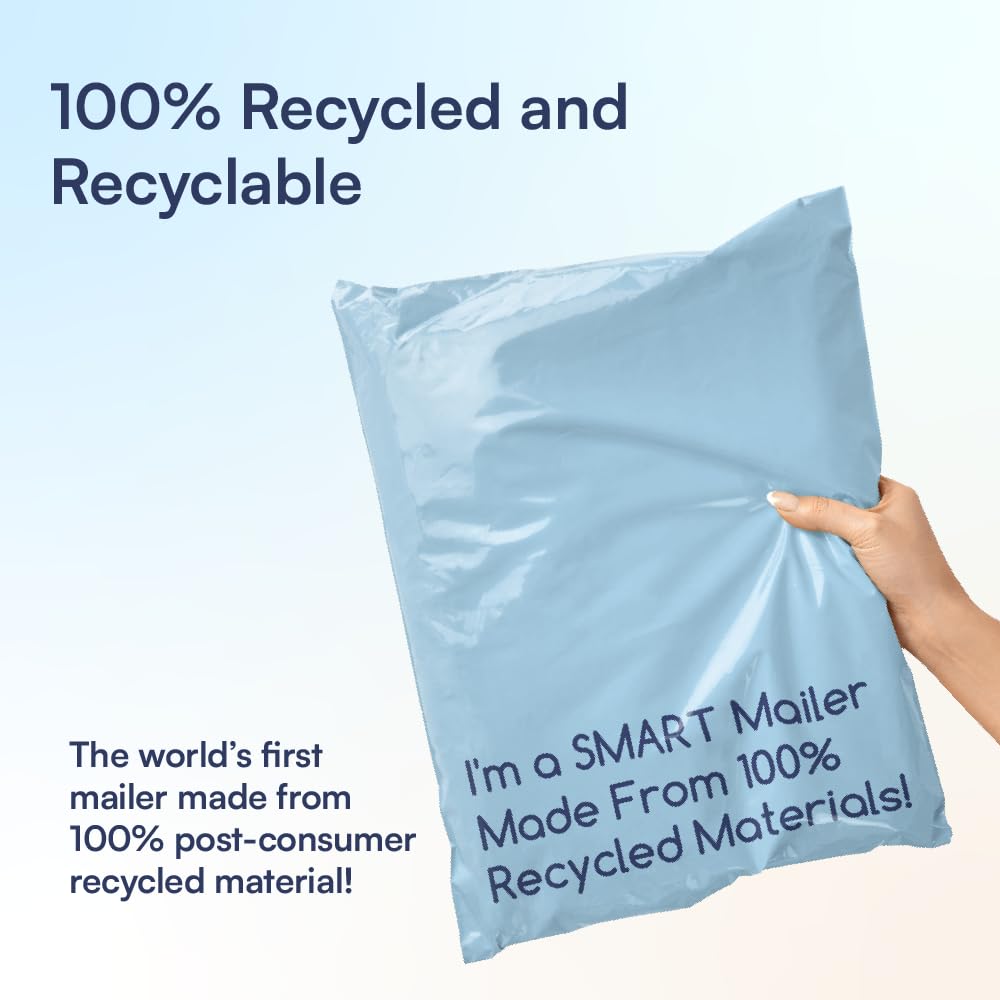 Smart Mailer, buste per spedizioni postali ecologiche, 100% riciclate, 30,5 x 39,4 cm, 100 pezzi