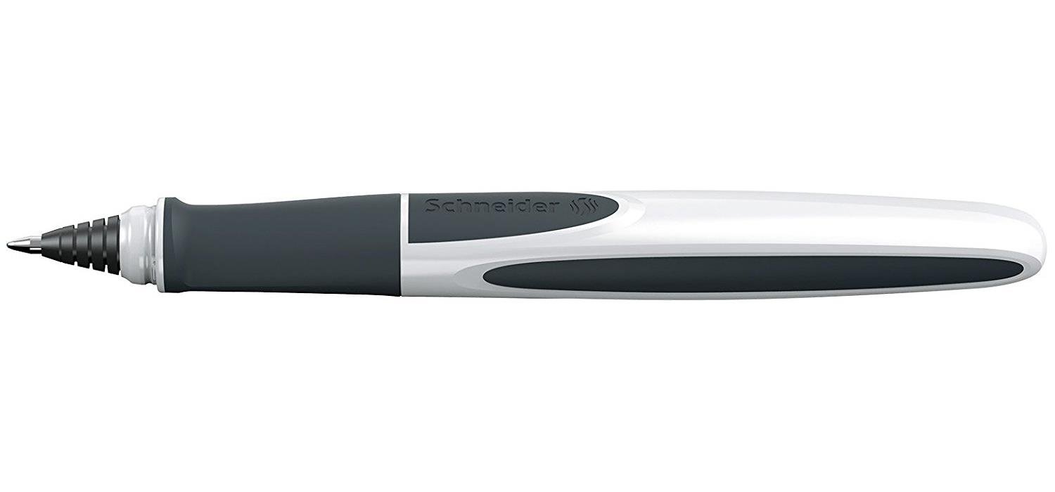 Schneider Tintenroller mit Kartuschenfilter Ray 5 weiß dunkelgrau