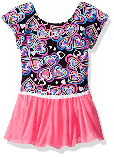 Jacques Moret girls Classic Short Sleeve Skirted Leotard
