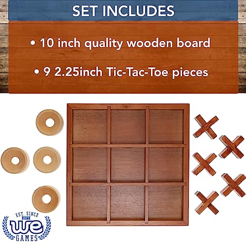 Juego de Mesa Tic Tac Toe de Madera 9 Pulgadas miniatura 4